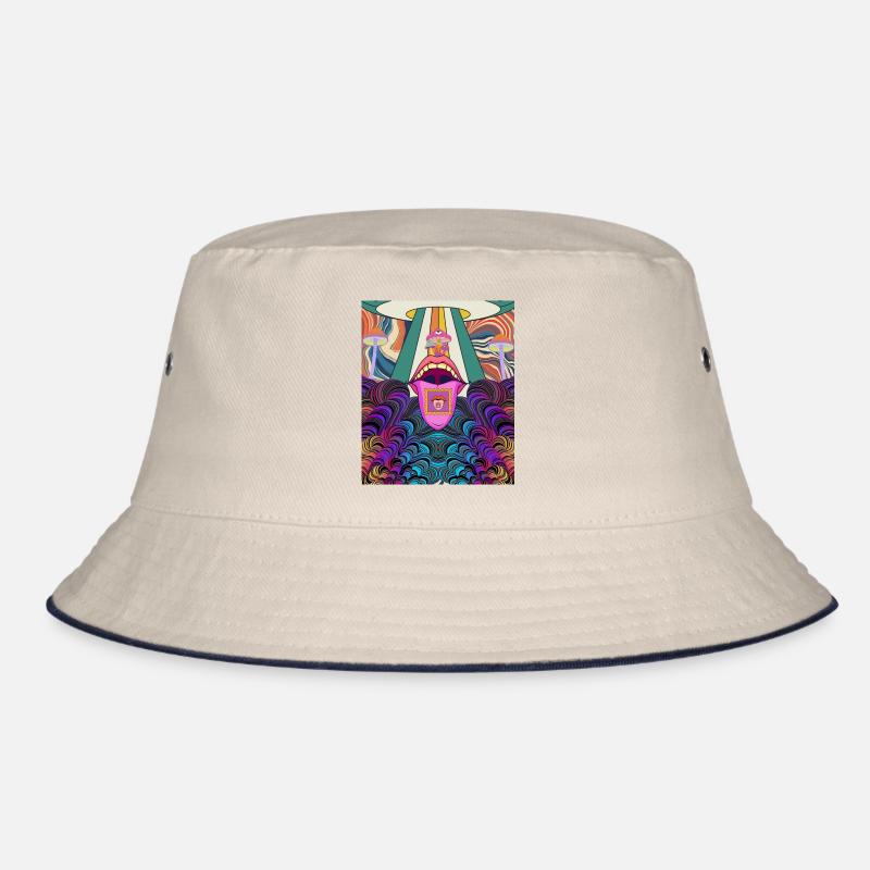 Psychedelic Rave Design Bucket Hat