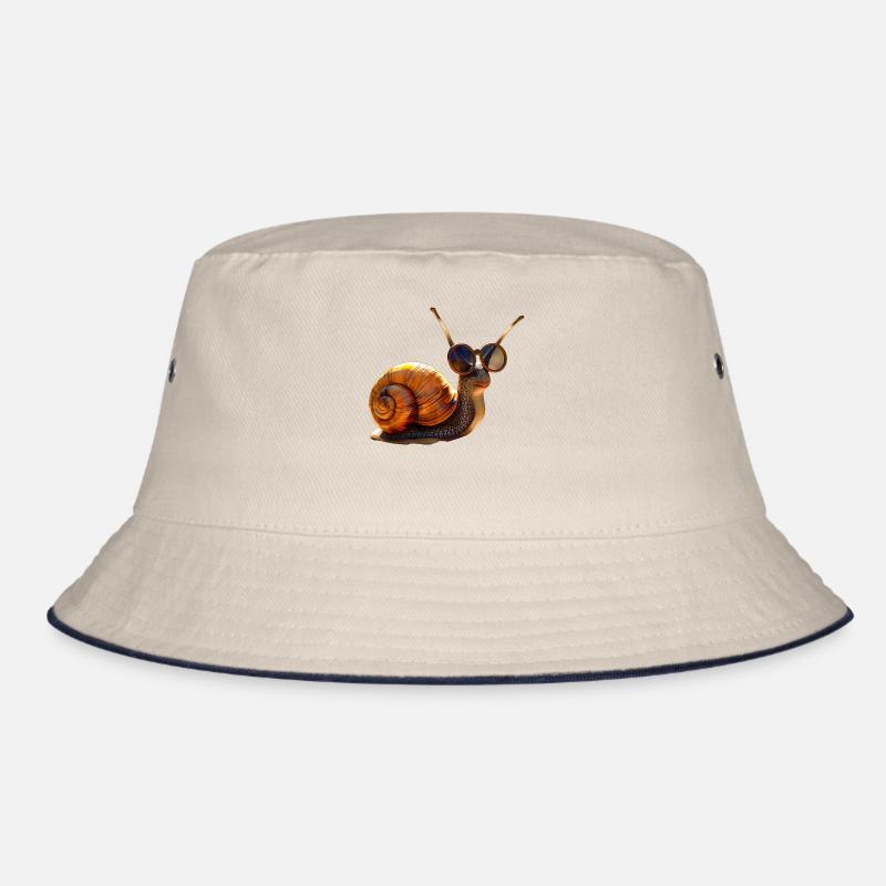 Snail Vineyard Snail Shell Snails Bucket Hat