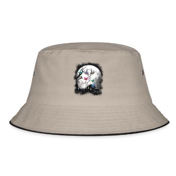 Deer Deer Nature Forest Forest Dweller Deer Insect - Bucket Hat - khaki/black - Front