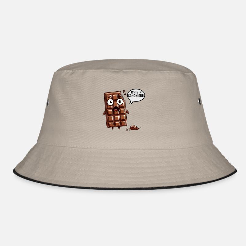I'm Schokiert Funny German Chocolate Bucket Hat