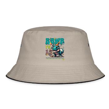 15e anniversaire Rawr T Rex dinosaure - Bob - kaki/noir - Devant