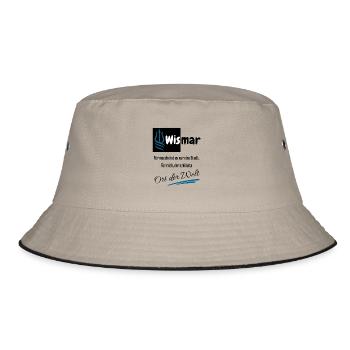 Wismar for me the most beautiful place in the world - Baltic Sea - Bucket Hat - khaki/black - Front