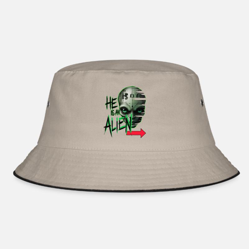 er ist ein Alien Bucket Hat