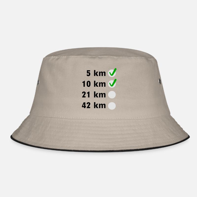 Marathon Checkliste Bucket Hat