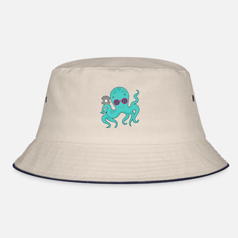 Krake Perle Bucket Hat