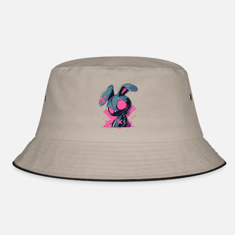 Goth Bunny Doll Hase Grunge Gothic Geschenk Bucket Hat