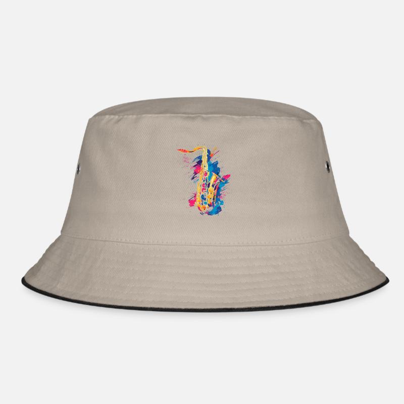 Saxophon Graffiti Bucket Hat