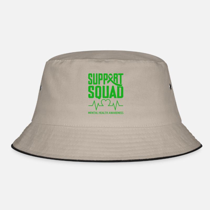 Support Squad Mental Health Bucket Hat