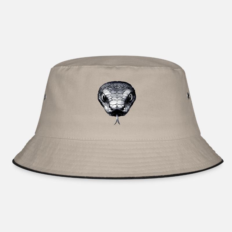 Snake Python Cobra Mamba Rattlesnake Snake Bucket Hat