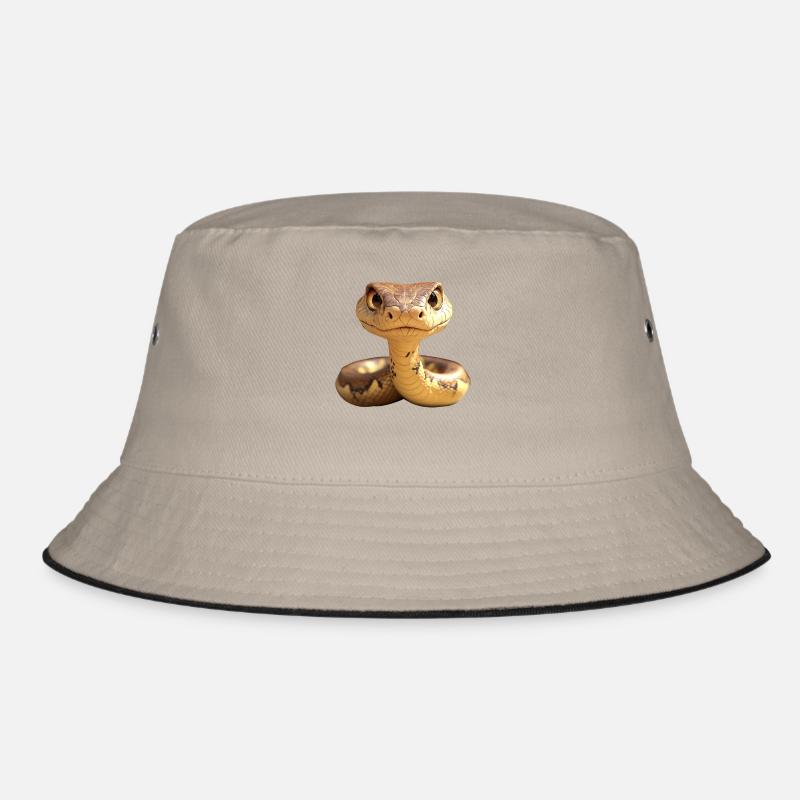 Schlange Python Kobra Mamba Klapperschlange Snake Bucket Hat