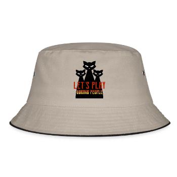 Lets Play Halloween Spooky Cats T-shirt - Bob - kaki/noir - Devant