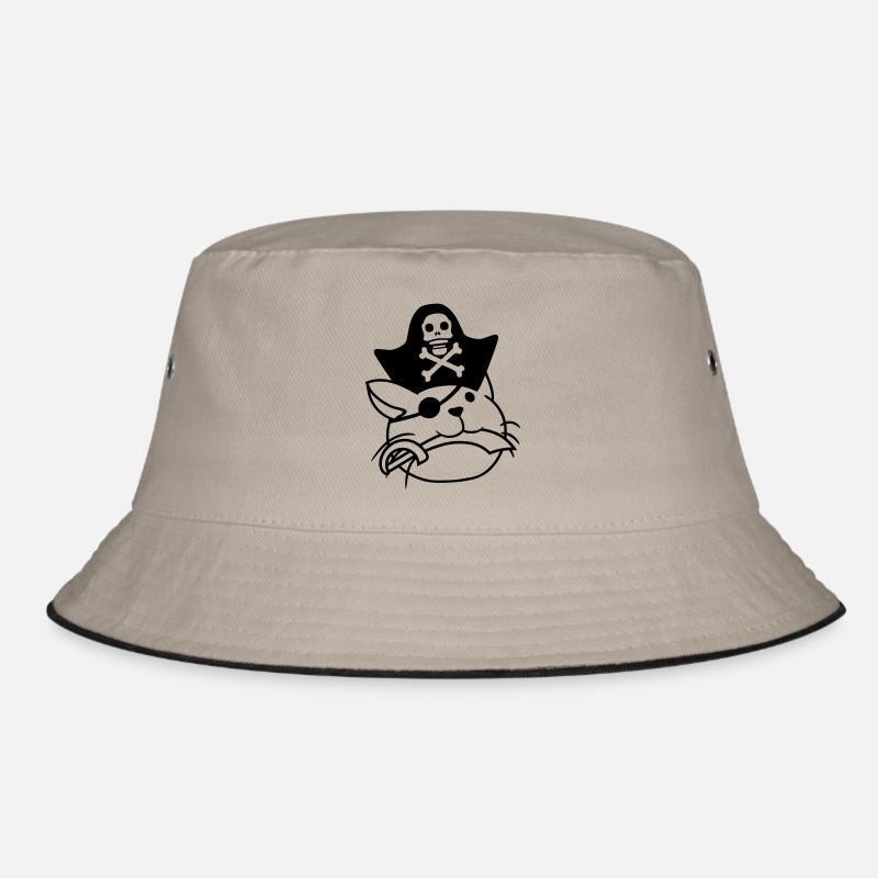 Mignon Pirate Cat Buccaneer Oeil Patch Chapeau Sabre Bob