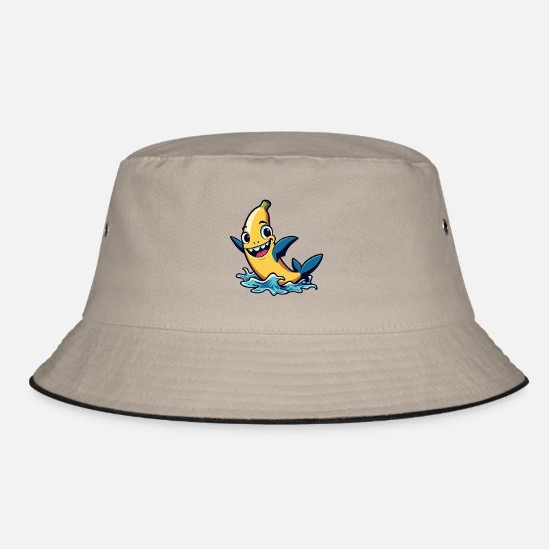 REQUIN BANANE - Bob - kaki/noir