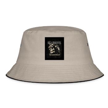 Be a Warrior – True Legends Never Die - Bucket Hat - khaki/black - Front