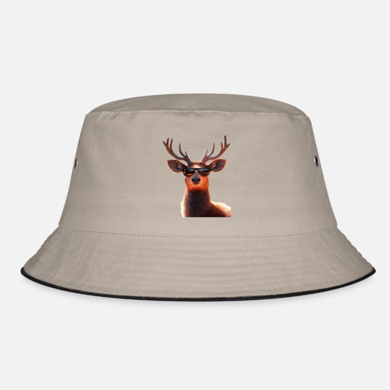 Deer, Antlers, Hunting, Deer, Reindeer, Red Deer, Hunter Bucket Hat