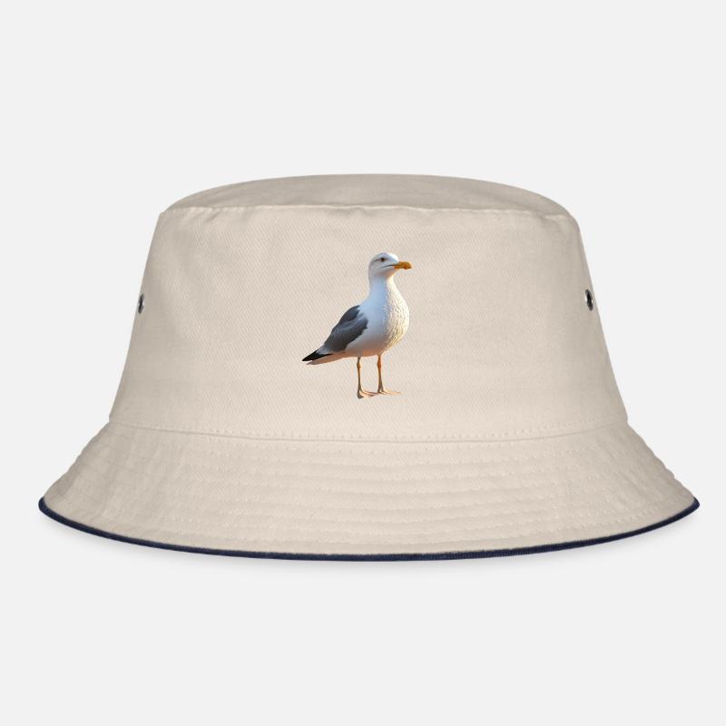 Möwe Strand Meer Nordsee Ostsee Silbermöwe Möwen Bucket Hat