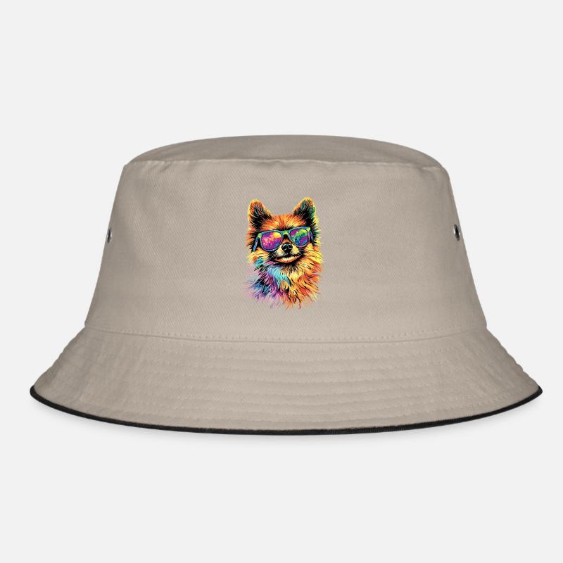 Zwergspitz Pommeraner Pom Süßer Deutscher Spitz Bucket Hat