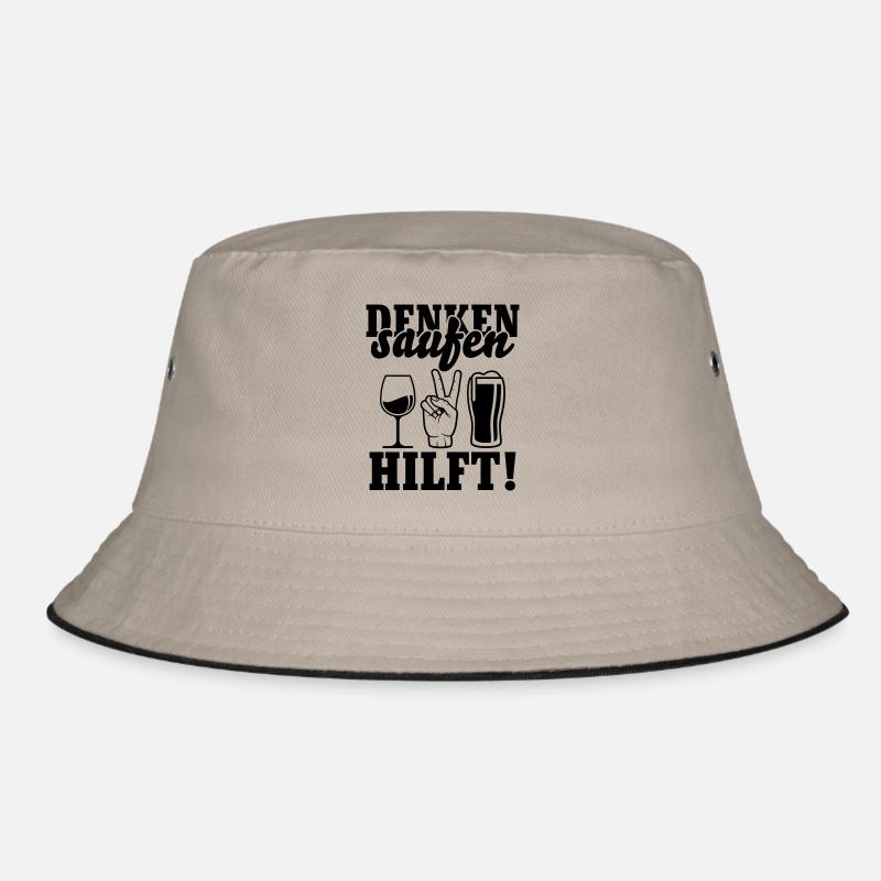 Drinking helps Bucket Hat