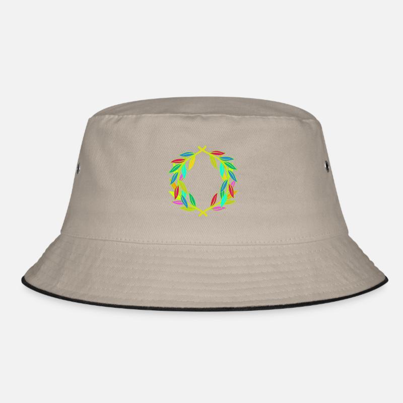 Regenbogen Lorbeerkranz Lorbeer Bucket Hat