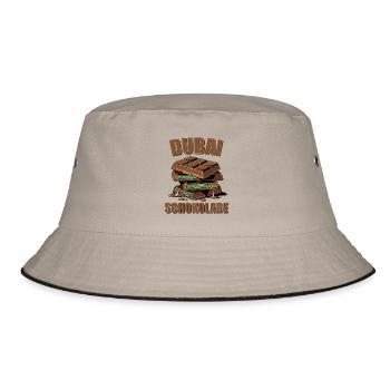 Dubai Chocolate - Bucket Hat - khaki/black - Front