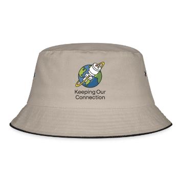 KEEPING OUR CONNECTION - Bucket Hat - khaki/black - Front