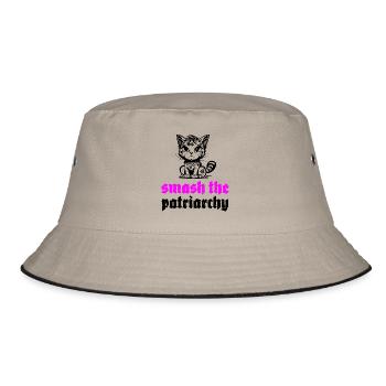 Smash The Patriarchy - Bucket Hat - khaki/black - Front