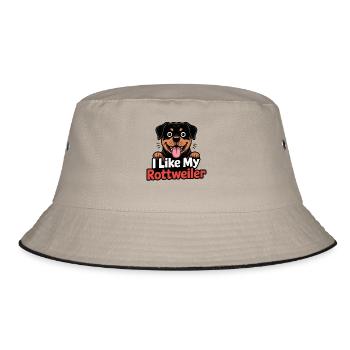 J’aime mon Rottweiler Hundeliebe - Bob - kaki/noir - Devant