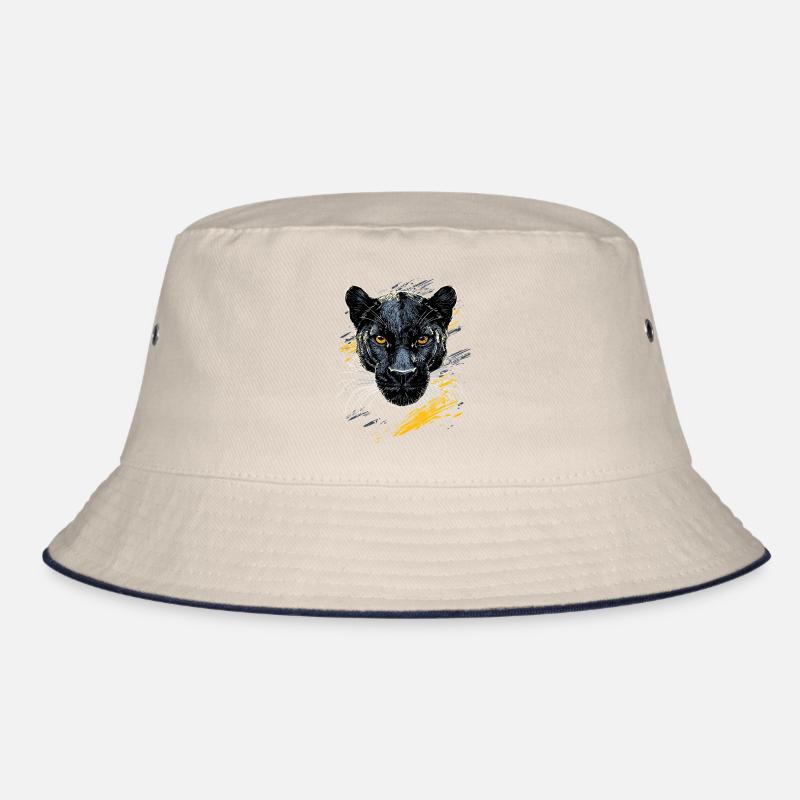 Panther Leopard Raubkatze Süße Großkatze Panter Bucket Hat