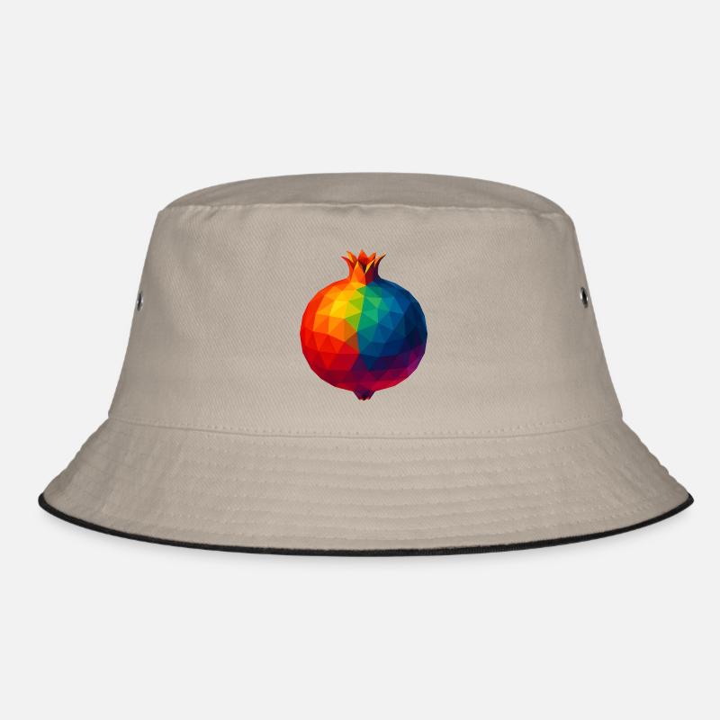 WPAP Style - Pomegranate Bucket Hat