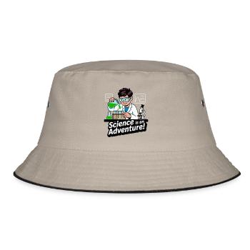 WISSENSCHAFT IST EIN ABENTEUER - Bucket Hat - Khaki/Schwarz - Vorne