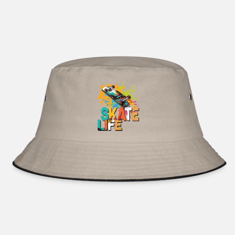 skateboard Bucket Hat