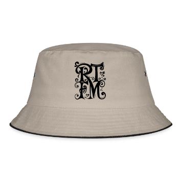 RTFM – Nerdy, cute and slightly annoyed - Bucket Hat - khaki/black - Front