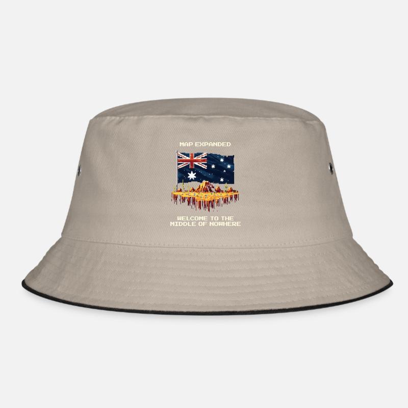 Map extended: Middle of Nowhere | Outback Bucket Hat