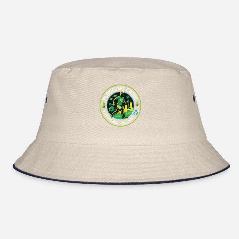 Plogging Crew City Clean Heart Light Bucket Hat
