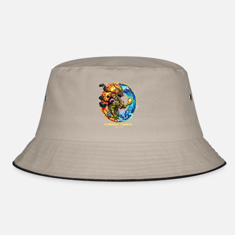 Elemental Chimera | Dragon of the 3 Elements Bucket Hat