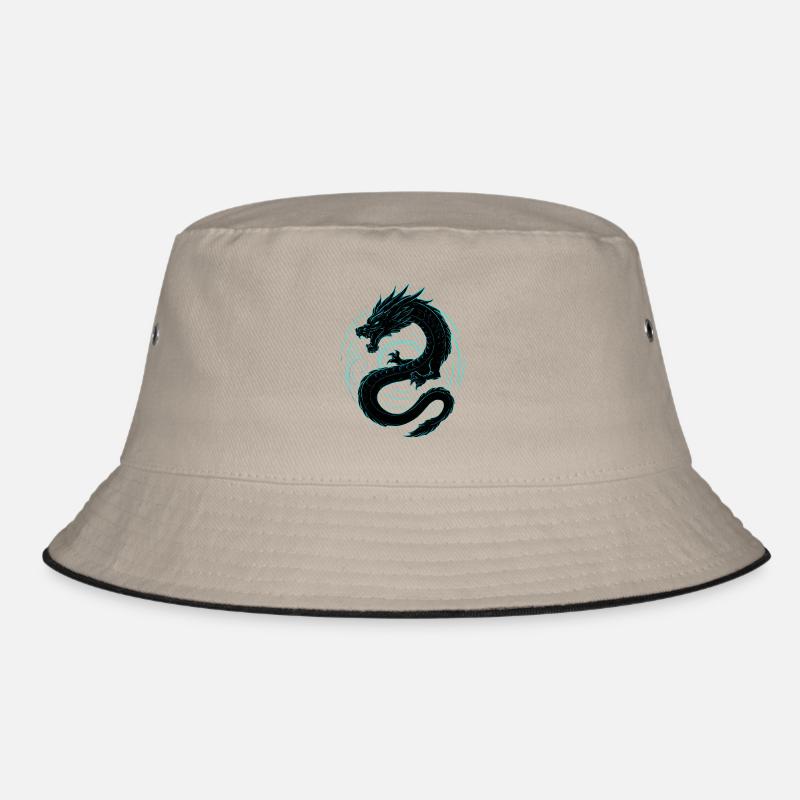 Neon Dragon Bucket Hat