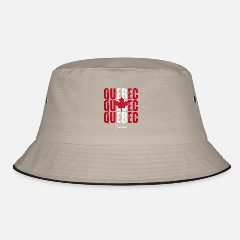 Quebec Canada, I love Quebec Bucket Hat