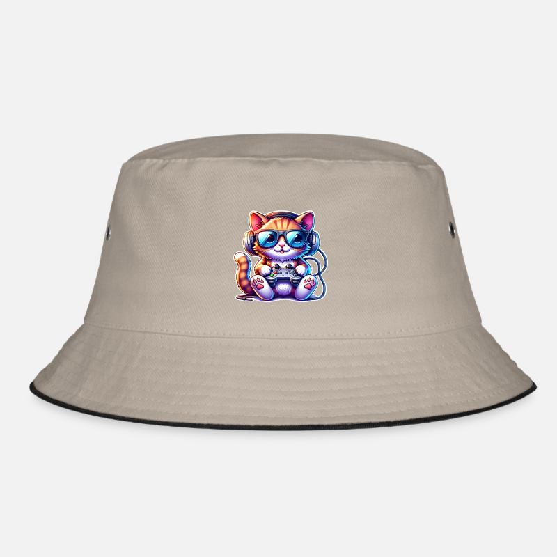 Cat Gaming Bucket Hat