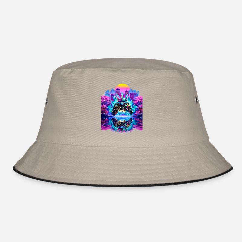 Gaming King Controller mit Spiegelung Bucket Hat