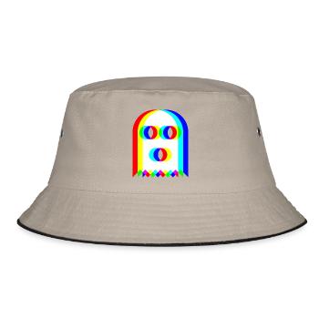 👻 RGB Ghost - Bucket Hat - khaki/black - Front