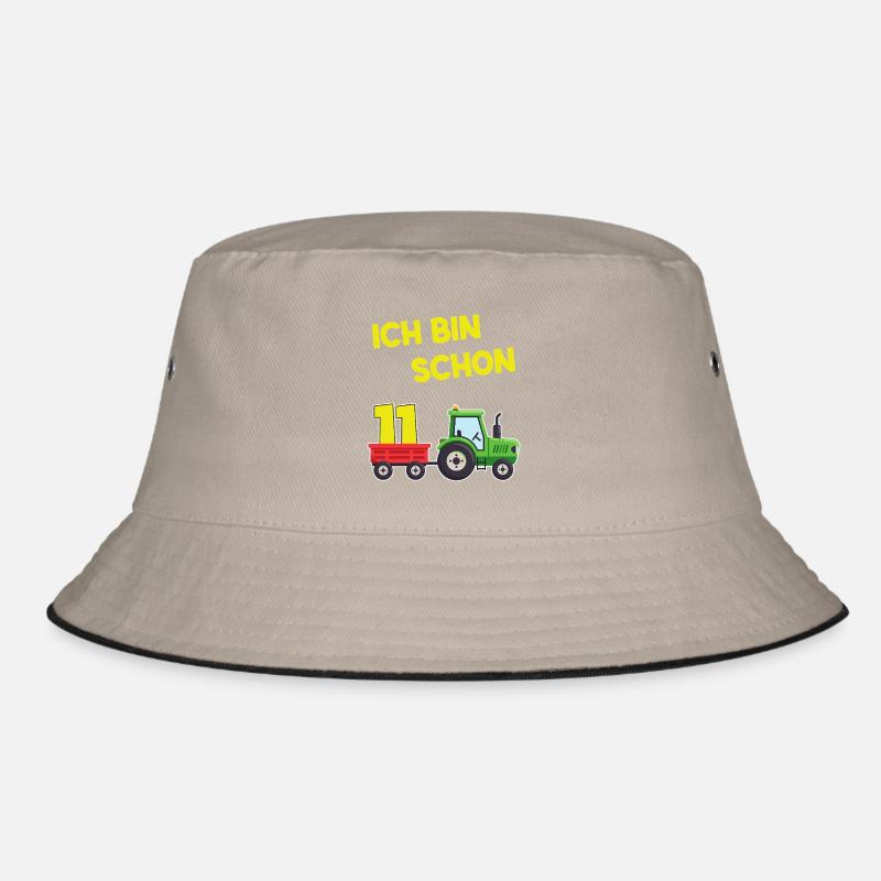 Ich Bin Schon 11 Traktor 11 Jahre Alt Geburtstag  Bucket Hat