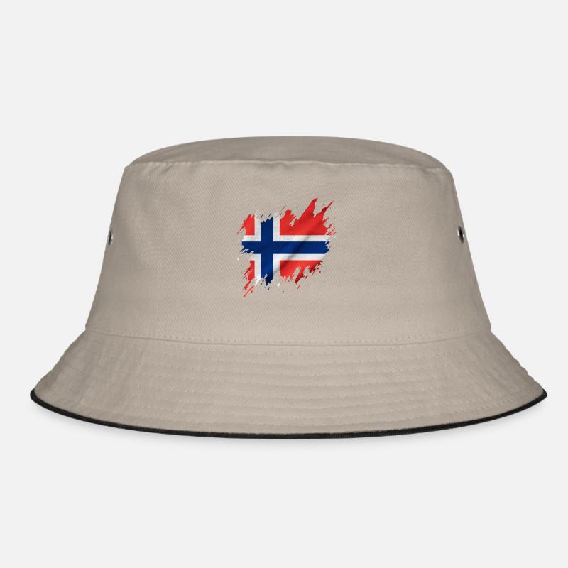 Drapeau norvégien, style déchiré Bob