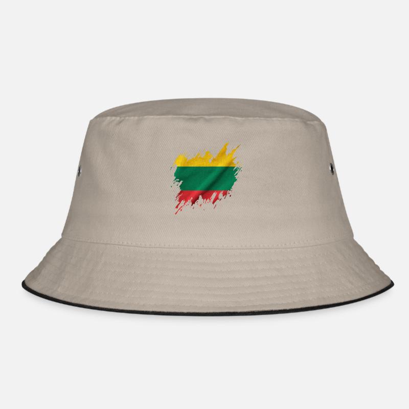Drapeau lituanien, style déchiré Bob