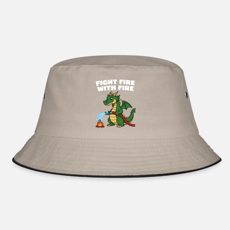 Dragon rescue with water jet Bucket Hat