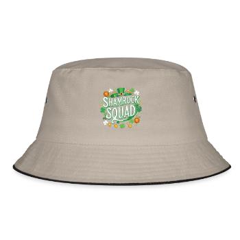 Shamrock Squad: Green Spell - Bucket Hat - khaki/black - Front