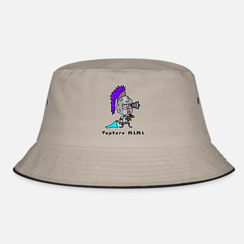 Tapfere Mimi – Cartoon Ritter mit Teddy Bucket Hat