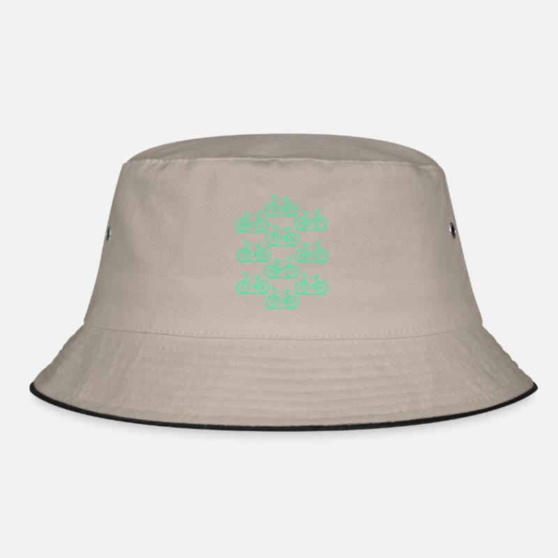 Fahrrad - Bucket Hat - Khaki/Schwarz