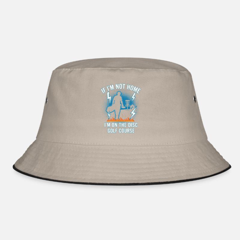 Wenn ich nicht zu Hause bin, bin ich auf dem Disc Golf Course Bucket Hat