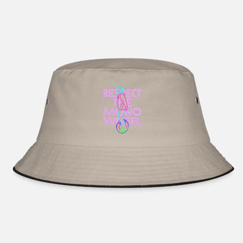 Respect The Monowheel Monocyclist Bucket Hat