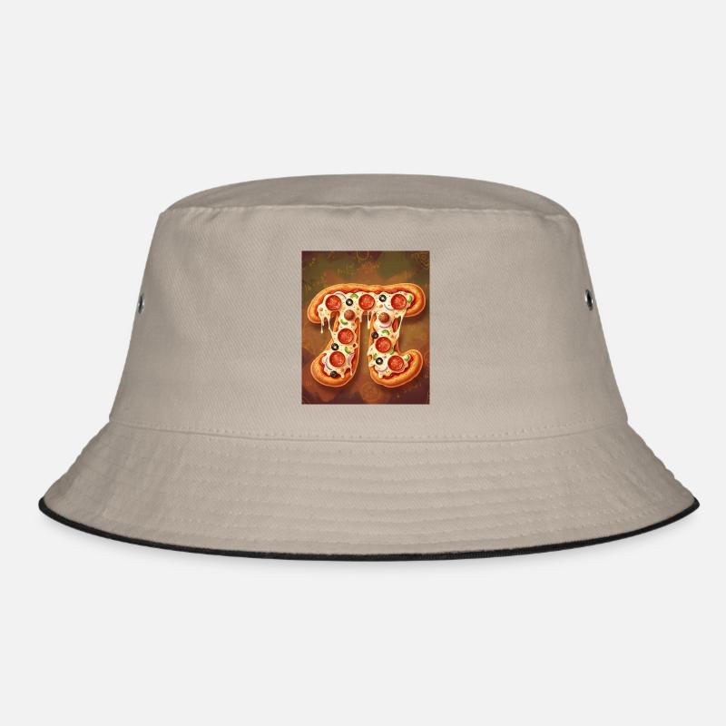 Pi Shape Pizza Bucket Hat